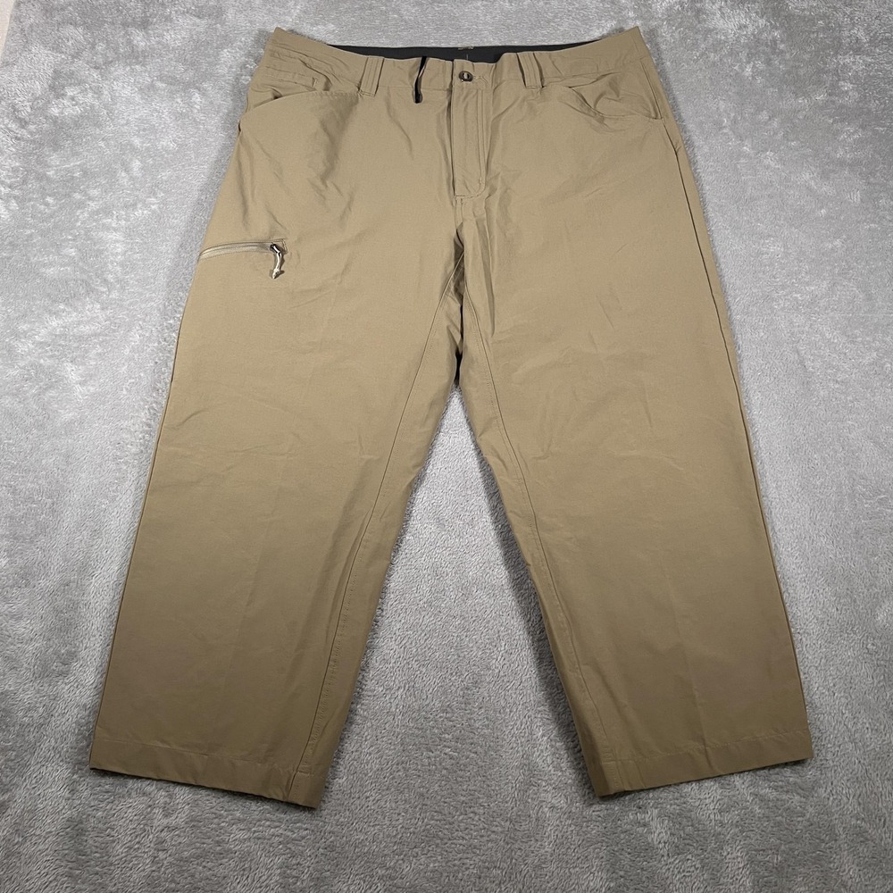 Patagonia Pants Mens 38 Short Khaki Quandary Stretch Nylon Hiking Outdoor 55176